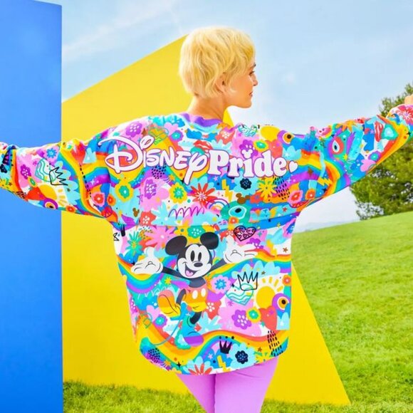 Disney Pride Collection Mickey Mouse Spirit Jersey for Adults Womens Size L - Picture 13 of 14